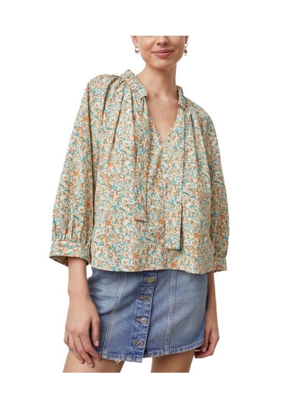 Rails Floral Blouse